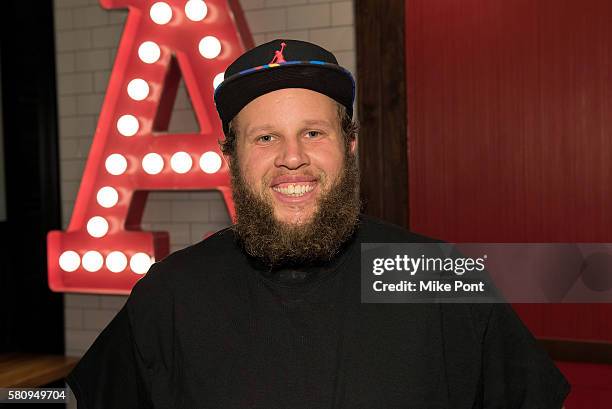 Professional golfer Andrew "Beef" Johnston visits Arby's on July 23, 2016 in New York City.