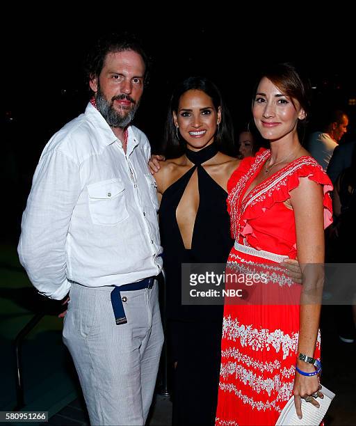 7th Annual NBC @ Comic-Con Party -- Pictured: Silas Weir Mitchell, "Grimm"; Adria Arjona, "Emerald City"; Bree Turner, "Grimm" at the Andaz, San...