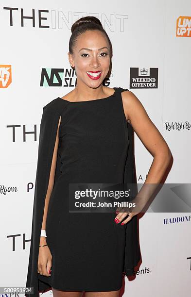 Sarah Akokhia arrives for the film premiere of "The Intent" at Cineworld Haymarket on July 25, 2016 in London, England.