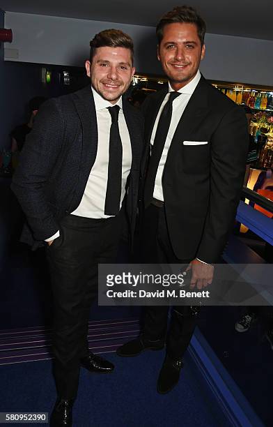 Jay Brown and Fabrizio Santino attend the UK Premiere of "The Intent" at Cineworld Haymarket on July 25, 2016 in London, England.