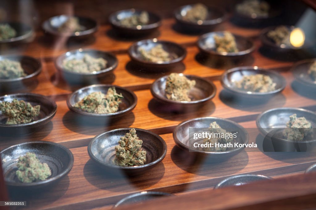 Small business marijuana dispensary in Oregon.