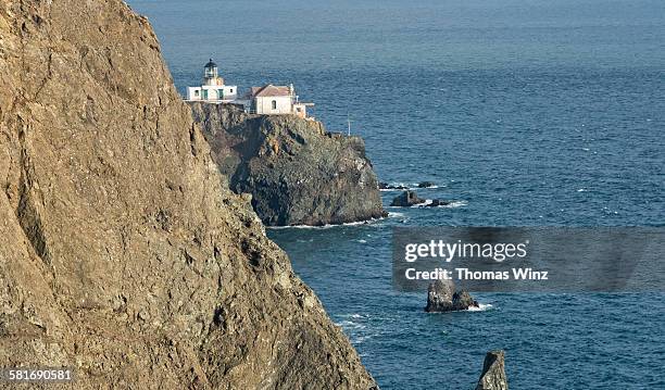 point bonita lighthouse - bonita thomas stock-fotos und bilder