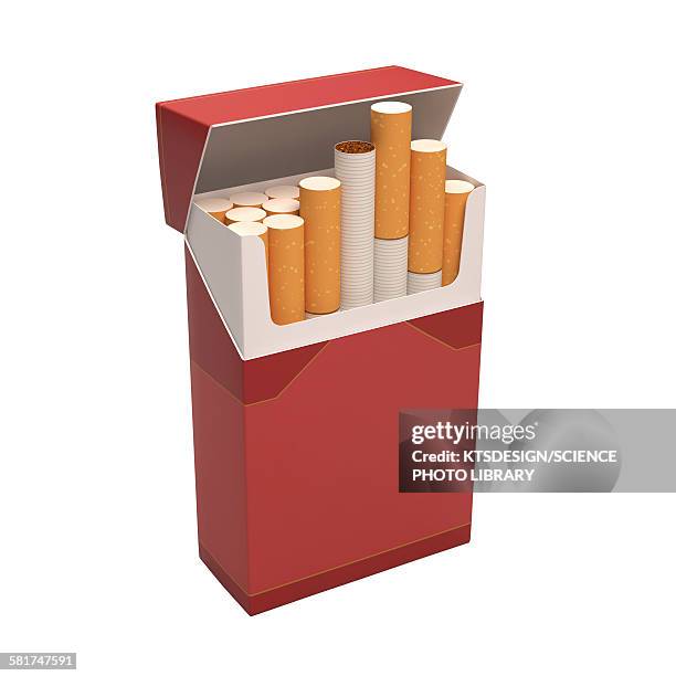 packet of cigarettes - zigarette stock-grafiken, -clipart, -cartoons und -symbole