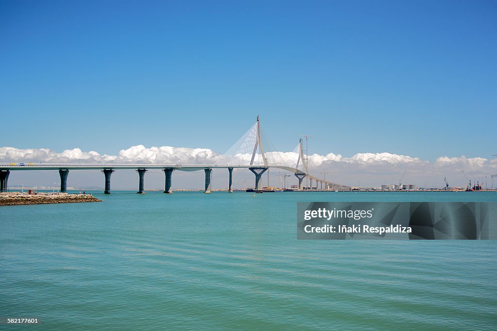 La Pepa bridge under construction