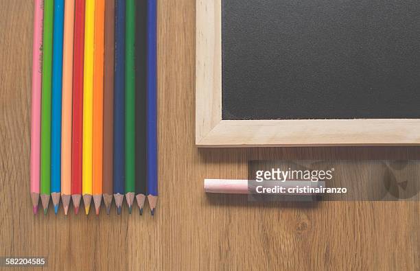 school - slate pencil stockfoto's en -beelden