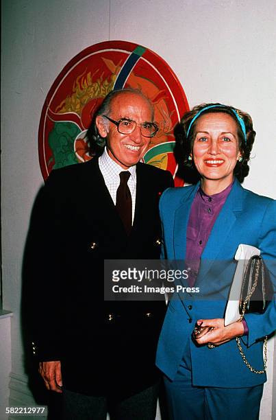 Francoise Gilot and husband Dr. Jonas Salk circa 1980 in La Jolla, California.