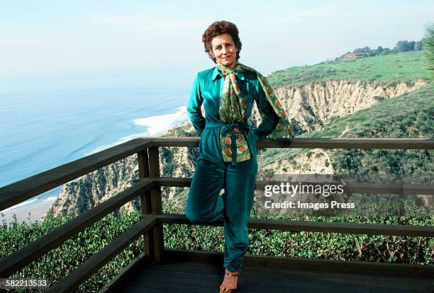 Francoise Gilot at home circa 1982 in La Jolla, California.