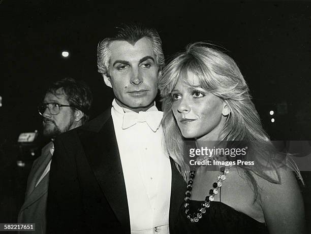 George Hamilton and Liz Treadwell circa 1979 in New York City.