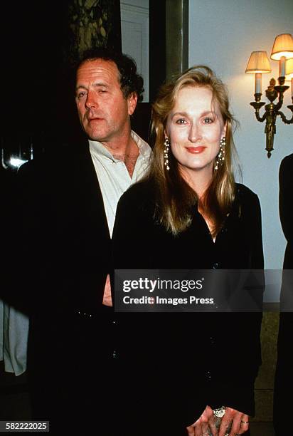 Meryl Streep and husband Don Gummer circa 1994 in New York City.