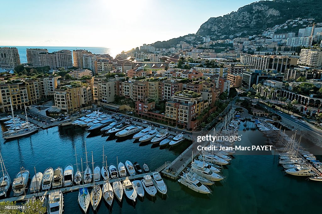 Fontvielle, Monaco harbour