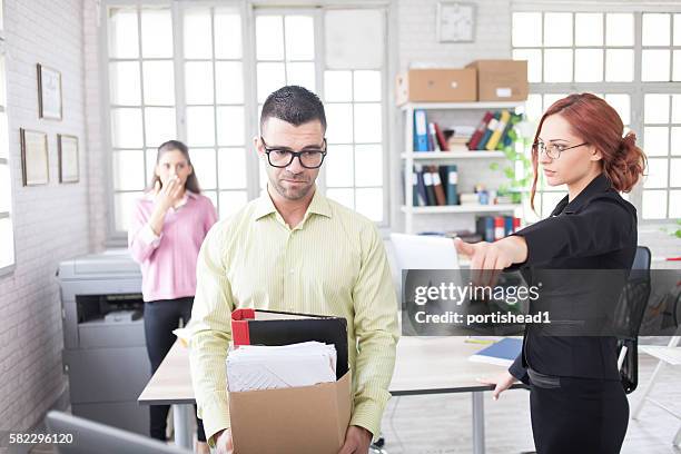 dismissal at work - being fired stock pictures, royalty-free photos & images