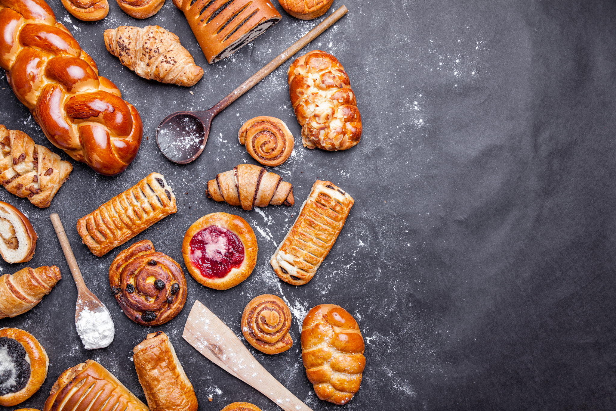 freshly baked pastries