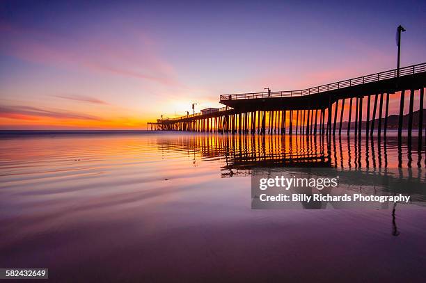 pismo beach pier - 皮斯摩海灘 個照片及圖片檔