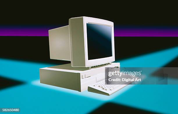 computer and components - 90's ストックフォトと画像