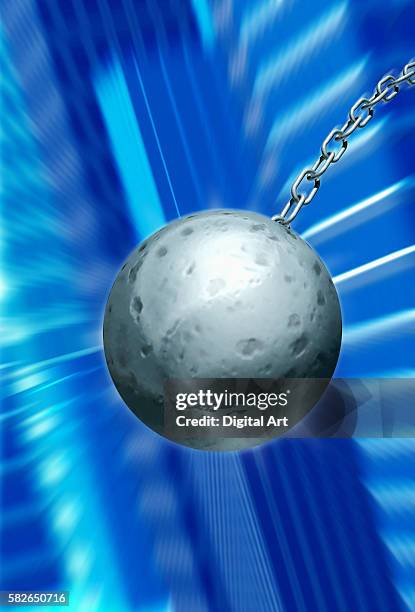 wrecking ball - wrecking ball stock pictures, royalty-free photos & images