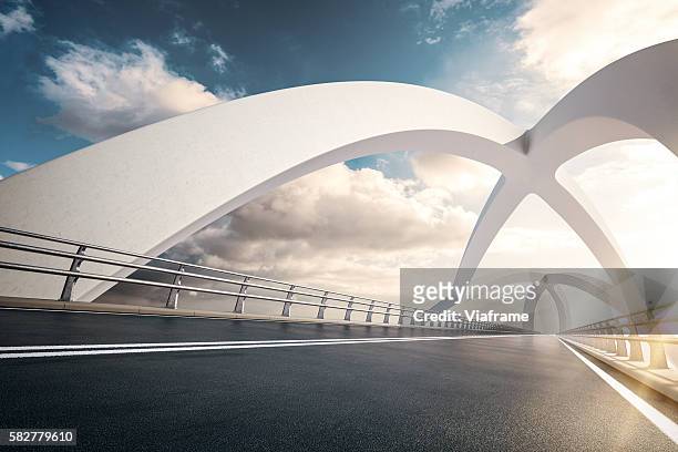 weisse bruecke 02 - bridge stock pictures, royalty-free photos & images