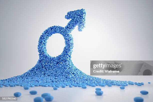 viagra pills shaping men symbol - anti impotence tablet stock pictures, royalty-free photos & images