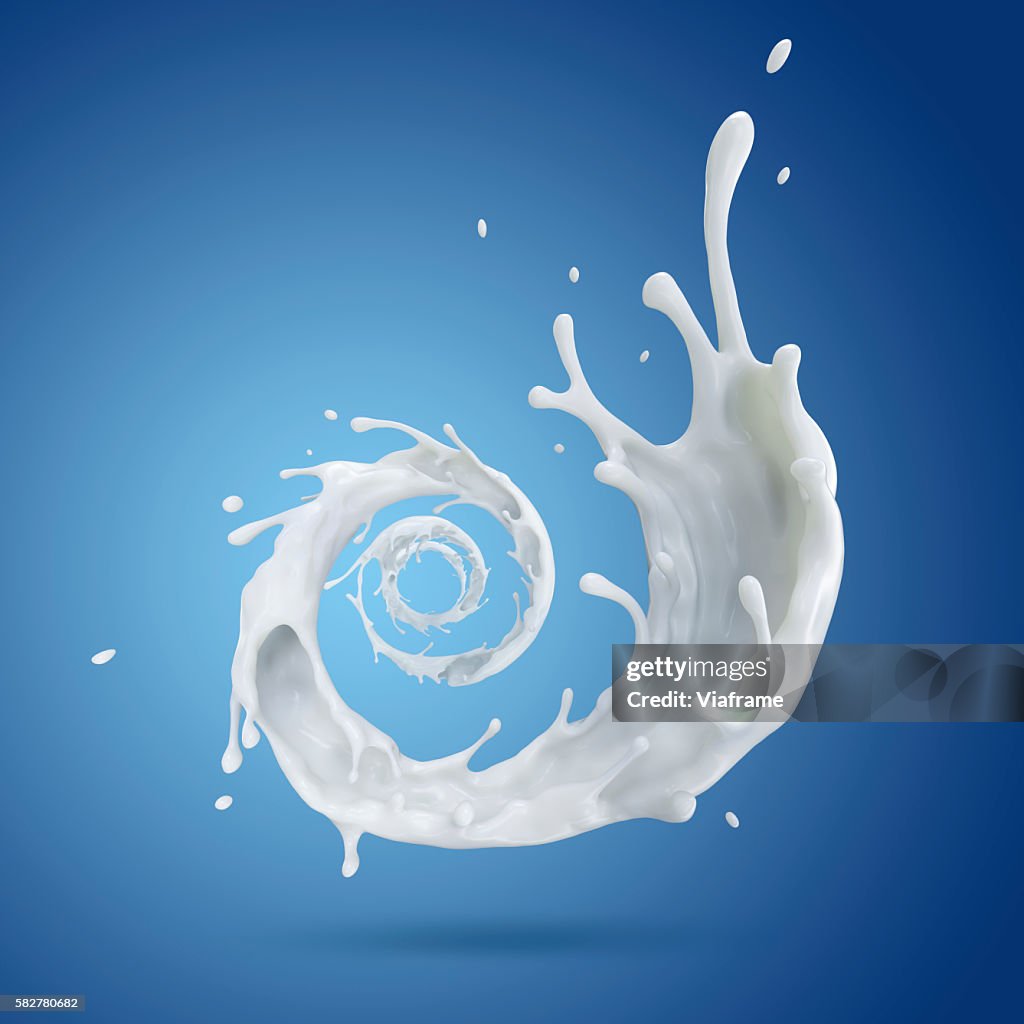 Splashed Milk Milk Splash High-Res Stock Photo - Getty Images