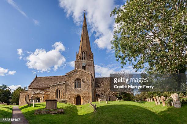 st mary's church - bampton stock pictures, royalty-free photos & images