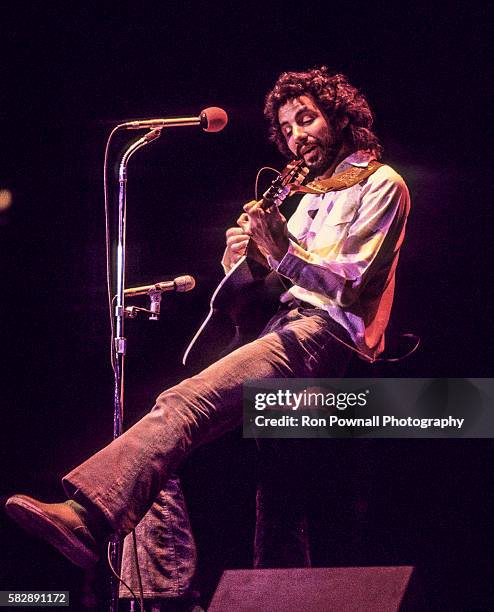 Cat Steven performs at Providence Civic Center, March 8, 1976