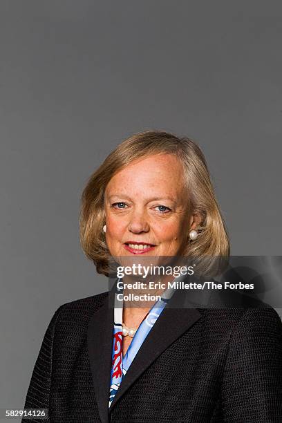 Hewlett-Packard, chief executive, Meg Whitman is photographed for Forbes Magazine in 2013.