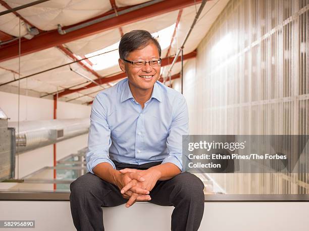 Yahoo co-founder Jerry Yang, now founding partner of veture fund AME Cloud Ventures, at the AME offices, Palo Alto, CA.