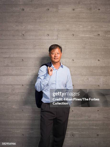 Yahoo co-founder Jerry Yang, now founding partner of veture fund AME Cloud Ventures, at the AME offices, Palo Alto, CA.