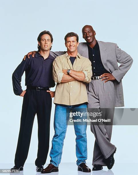 Michael Jordan, Jerry Seinfeld and Mel Gibson