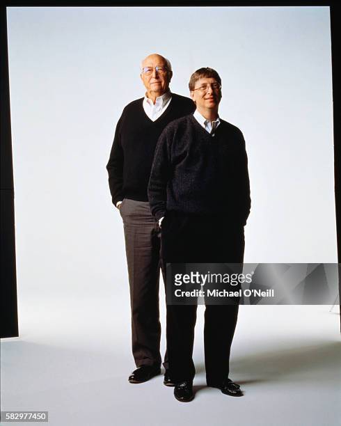 Bill Gates and Bill Gates, Sr