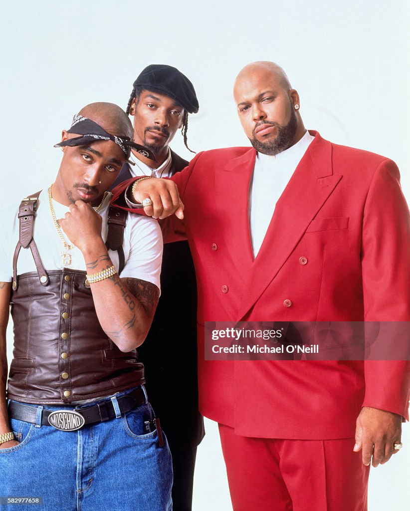 Tupac Shakur, Snoop Dogg, Suge Knight, NY Times Magazine, January 14, 1996