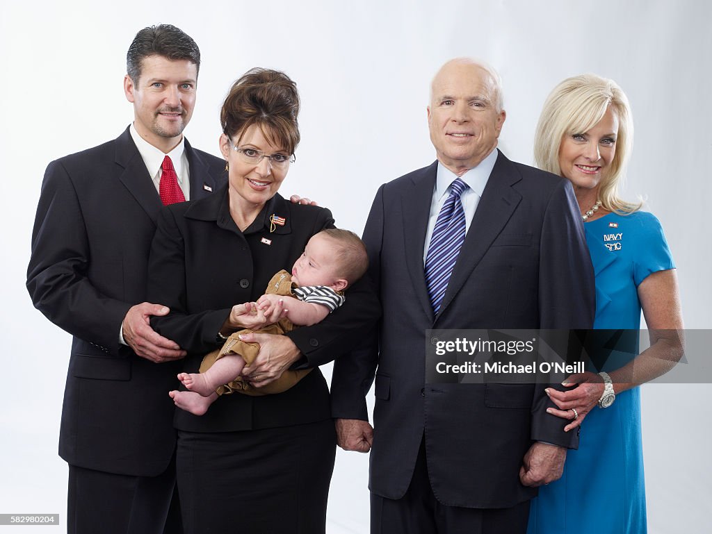 Todd and Sarah Palin with John and Cindy McCain