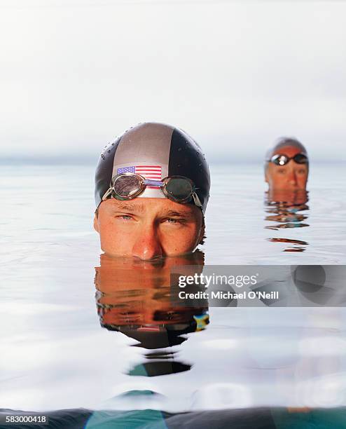 Brendan Hansen and Katie Hoff