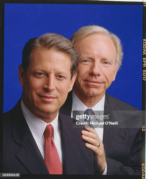 Al Gore and Joe Lieberman