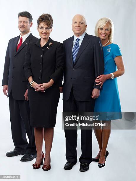 Todd and Sarah Palin with John and Cindy McCain