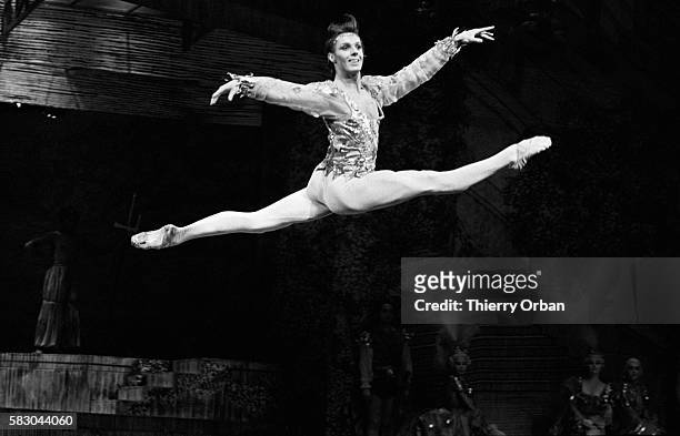 Ballet dancer performs in Sleeping Beauty in Paris. Composer: Peter Ilich Tchaikovsky.