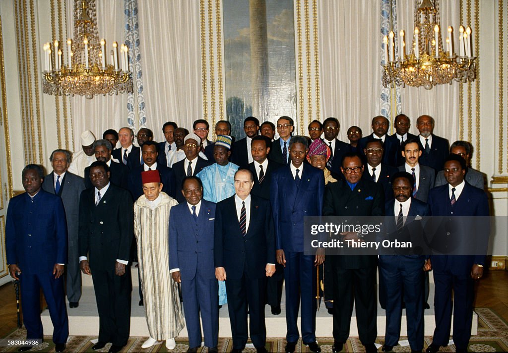 Group Portrait for the 12th Franco-African Summit in Paris