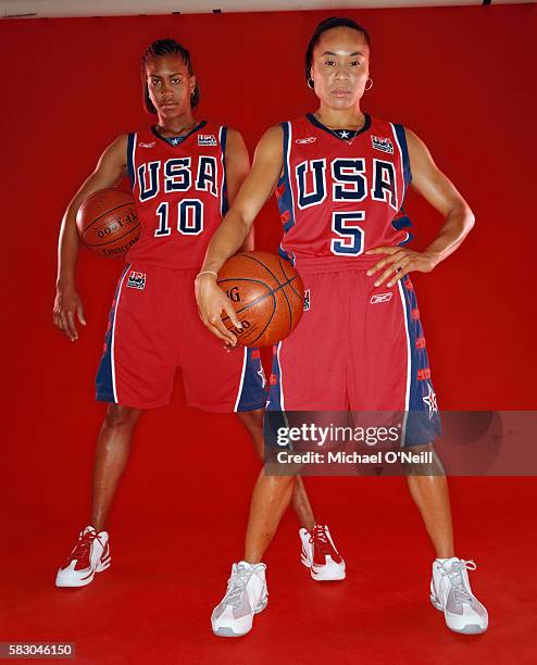 Tamika Catchings and Dawn Staley