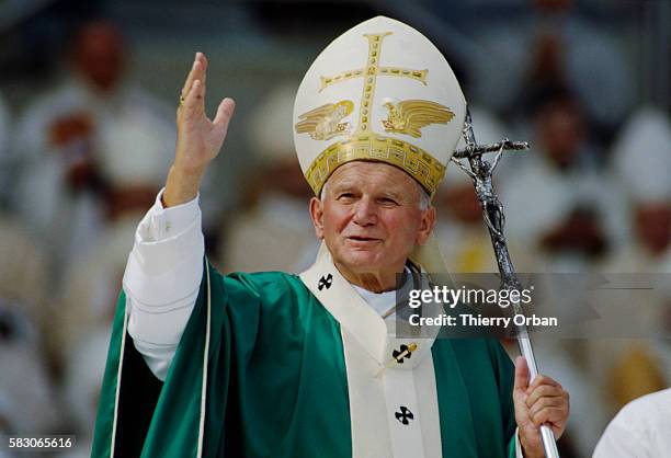 Pope John Paul II in Strasbourg