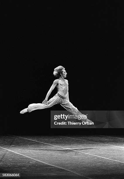 Ballet dancer Jorge Donn performs Fragments by Maurice Bejart at the Palais des Congres in Paris, France.