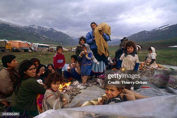 Mass Exodus of Kurdish Refugees Travelling to Iran