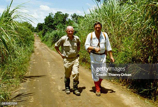 Leading French volcanologist Haroun Tazieff visits Cameroon's Lake Nyos following its deadly release of toxic gas. In August of 1986, Lake Nyos,...