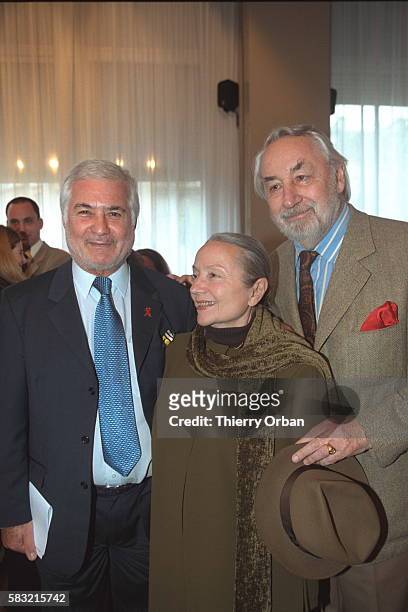 Jacques Brialy, Monique Chaumette and Philippe Noiret.