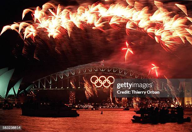 Rings closing ceremony games game olympic olympics olympic olympics