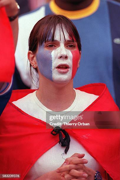 Cup disappointment team women french world fan