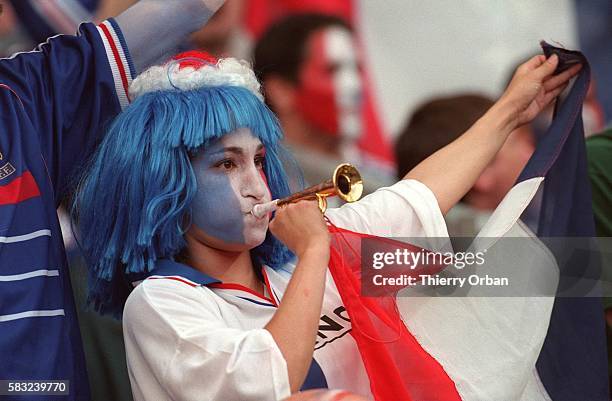 Cup flag team women french joy world fan