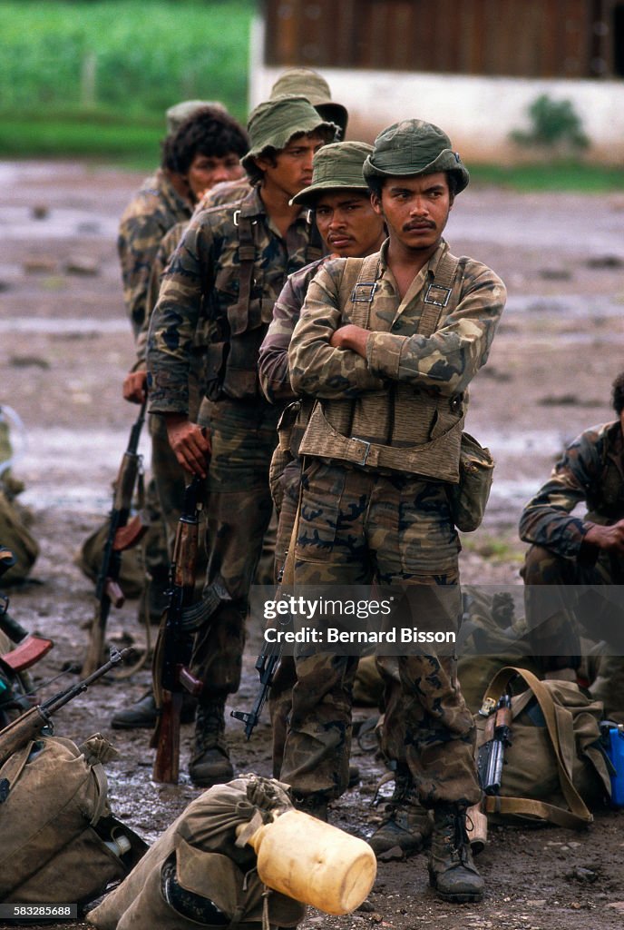 Los Contras An elite fighting force from the Nicaraguan army, the