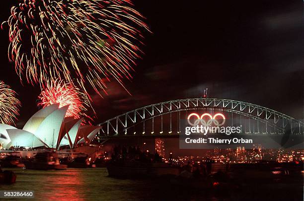 Rings closing ceremony games game olympic olympics olympic olympics