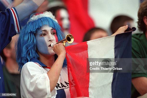 Cup flag team women french joy world fan