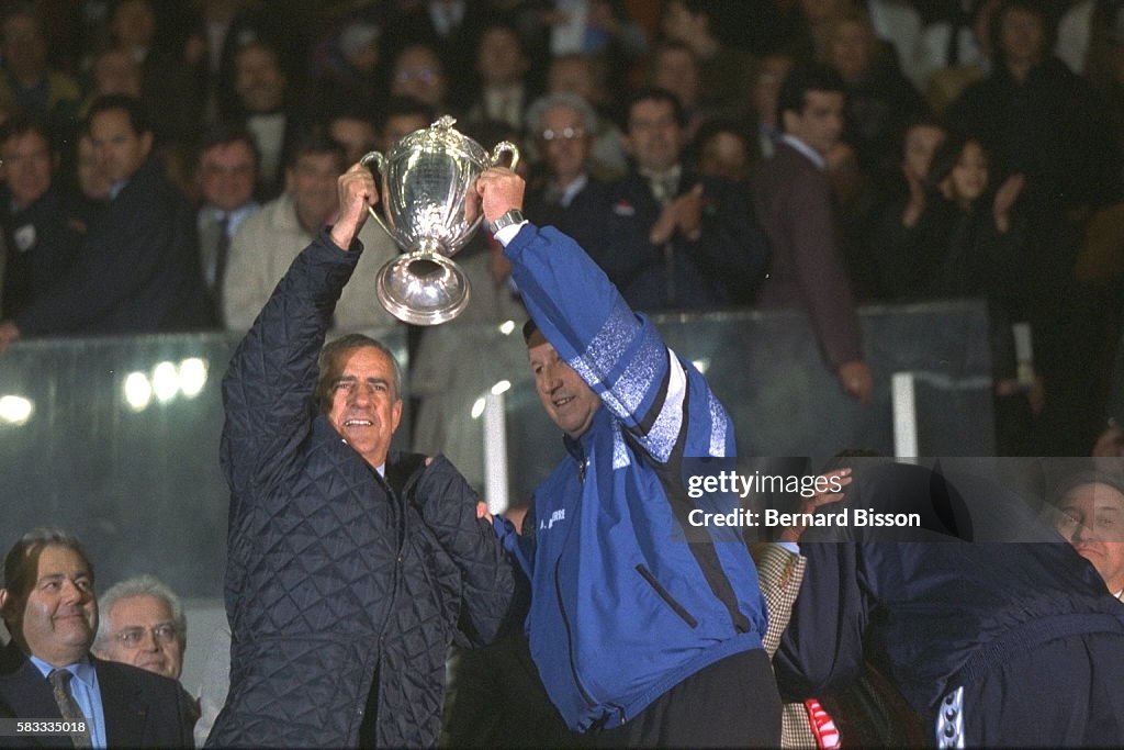 FRENCH FOOTBALL CUP: NIMES/AUXERRE FINAL