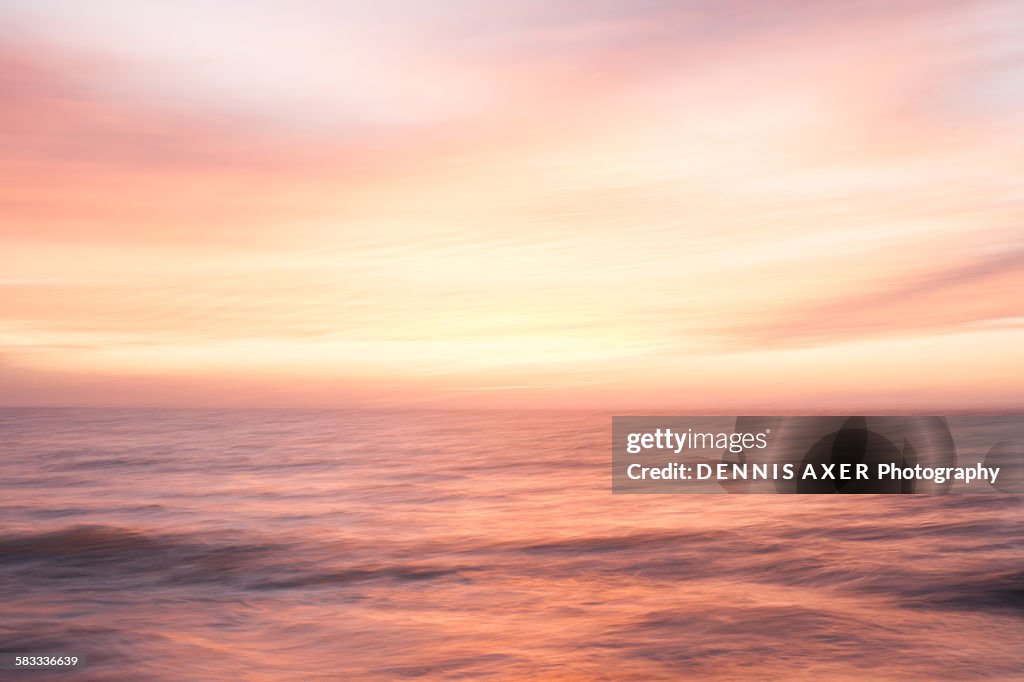 Pink sunset background